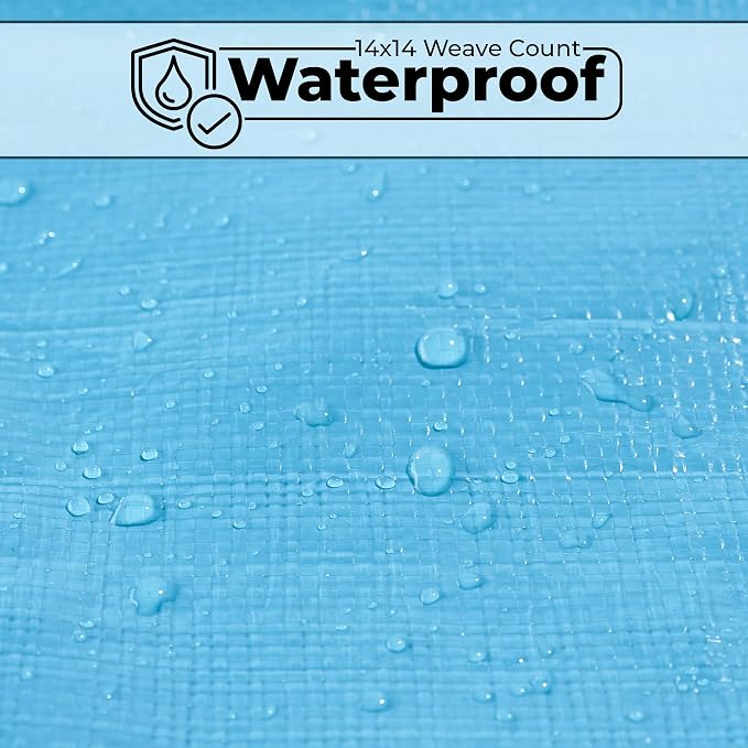 Tarps Heavy Duty Waterproof 20x30-12 mil Thick Camping Tent - Image 5