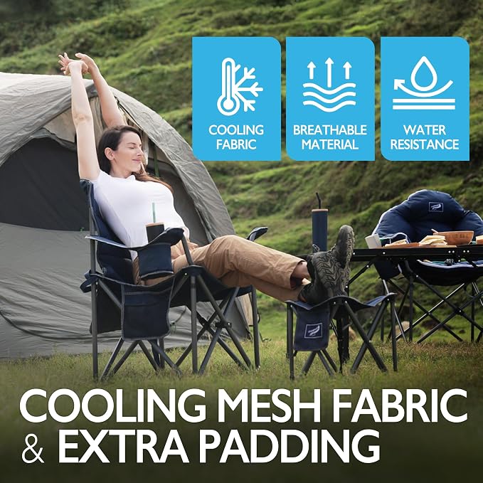 Oversized Folding Camping Chair - Image 4