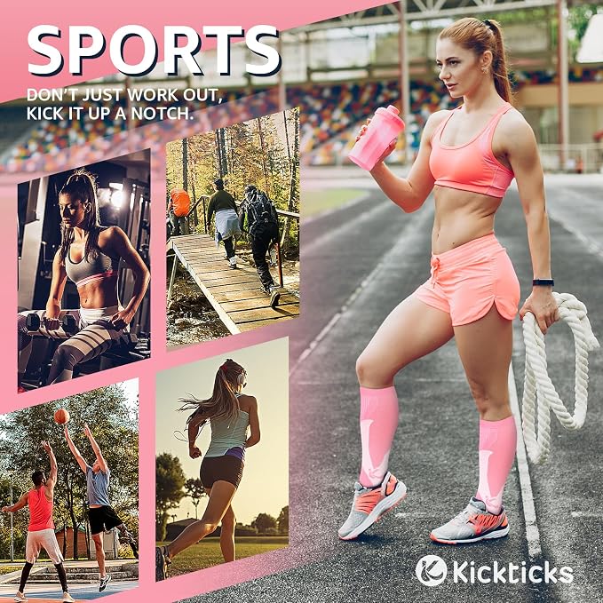 Kickticks 4 Pairs Compression Socks - Image 7