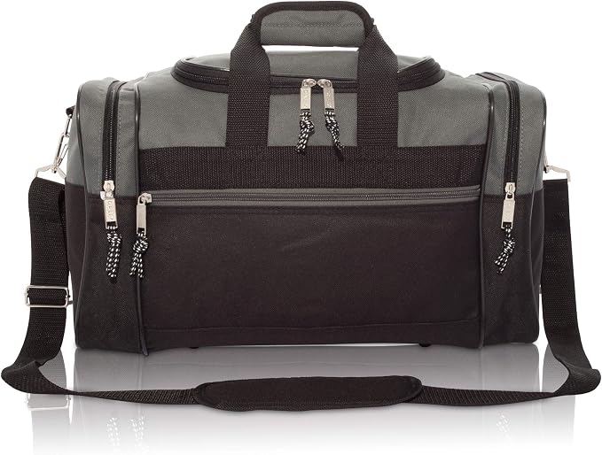 DALIX 17" Blank Duffle Bag Duffel Bag Travel Size Sports Durable Gym Bag - Image 2