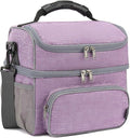 FlowFly Double Layer Cooler Insulated Lunch Bag Adult Lunch Box Large Tote Bag by FlowFly