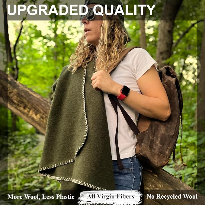 EKTOS 100% Virgin Wool Blanket, Outdoor Essentials - Image 3