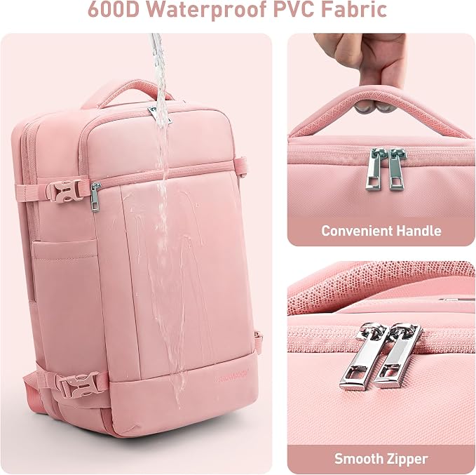 SHOWKOO Travel Backpack For Man Women, Airline Approved Carry On Laptop - Image 6