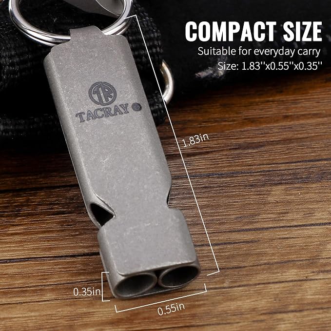TACRAY Emergency Whistles Lifeguard Safety Whistle - Image 4