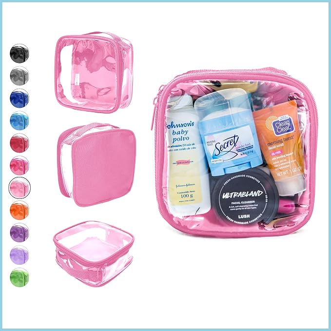 EzPacking Clear TSA Approved 3-1-1 Travel Toiletry Bag - Image 2