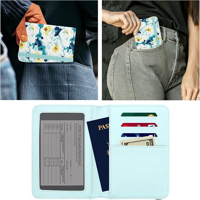 ZOPPEN Passport Holder Wallet, Passport Cover Travel Wallet Women Travel - Image 4
