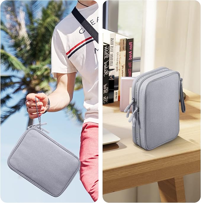 DDgro Cable Organizer Bag, Large Charger Cord Travel Case - Image 7