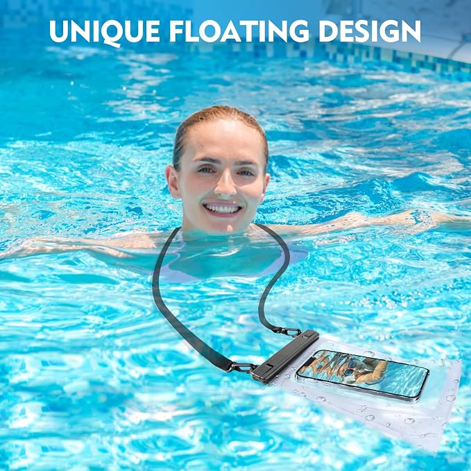 Large Waterproof Phone Pouch, Cell Phone Dry Bag - Image 6