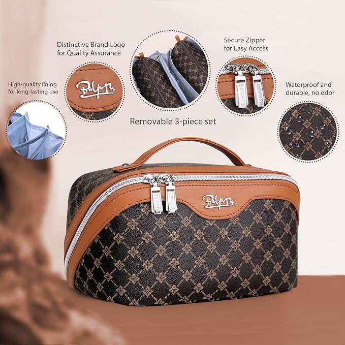 BOYATU Travel Makeup Bag Cosmetic Bags - Image 2