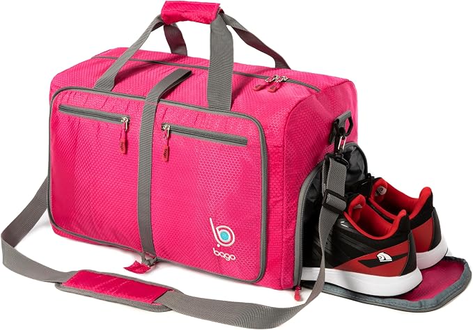 Bago Foldable Duffel Bags for Traveling Women & Men - 40L Sports Packable - Image 9
