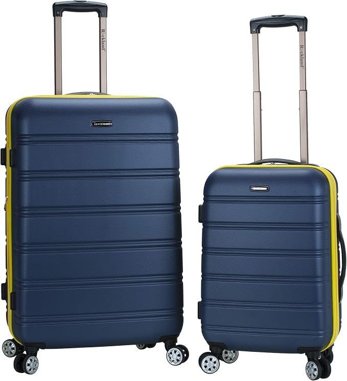 Rockland Unisex Adults Melbourne Hardside Expandable Spinner Wheel Luggage by Rockland