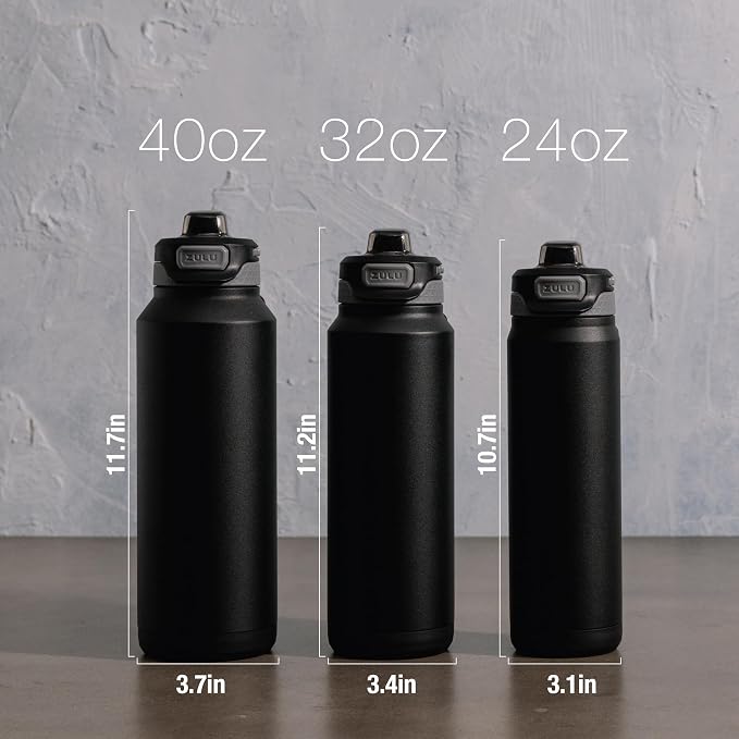 ZULU Powerfill Pro 32oz Stainless Steel Water Bottle - Image 6