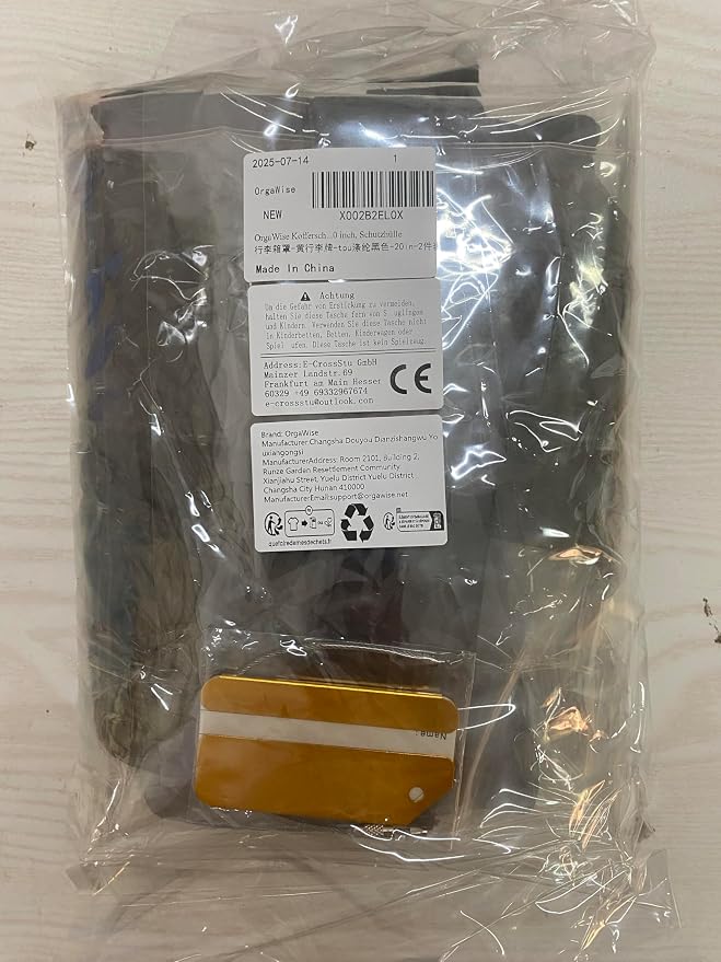 OrgaWise Clear Luggage Cover, For Suitcase Tsa Approved Transparent TPU - Image 8