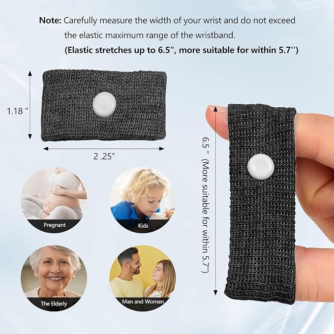 Motion Sickness Wristband, Anti-Nausea Acupressure Wrist Band - Image 4
