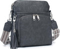 Crossbody Purse for Women, Lightweight Medium Crossbody Bag Soft Leather by Roulens