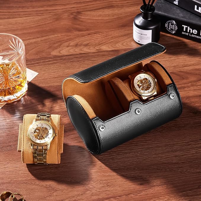 Homde Travel Watch Box Leather: Traveling Case - Image 9