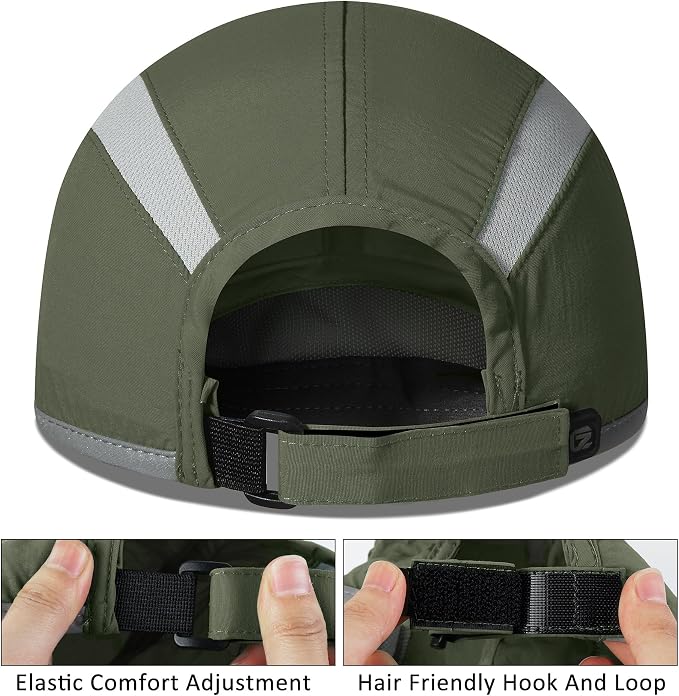 GADIEMKENSD Reflective Folding Outdoor Hat Unstructured Design UPF 50+ Sun - Image 3