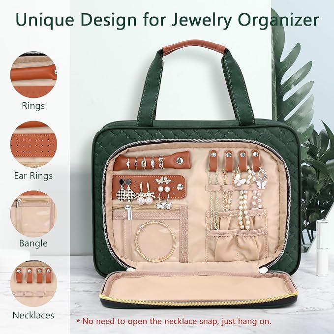 Wedama Toiletry Bag for Women, Hanging Travel Toiletry Bag - Image 2