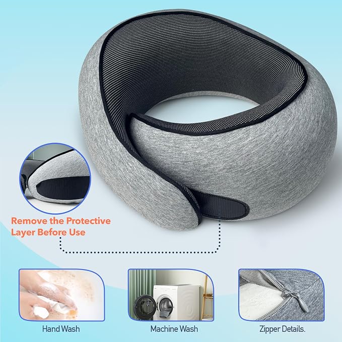 Travel Pillow | High-Density Memory Foam Pillow - Image 5