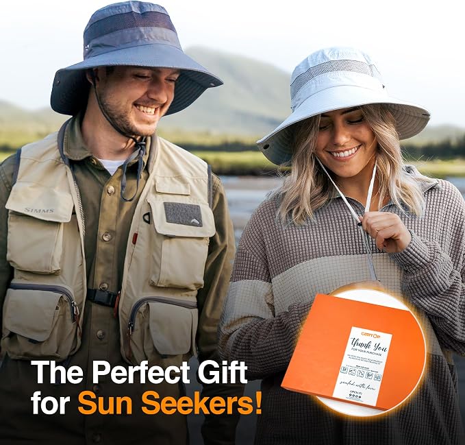GearTOP Safari Sun Hat for Men and Sun Hats for Women UV Protection UPF 50+ - Image 8