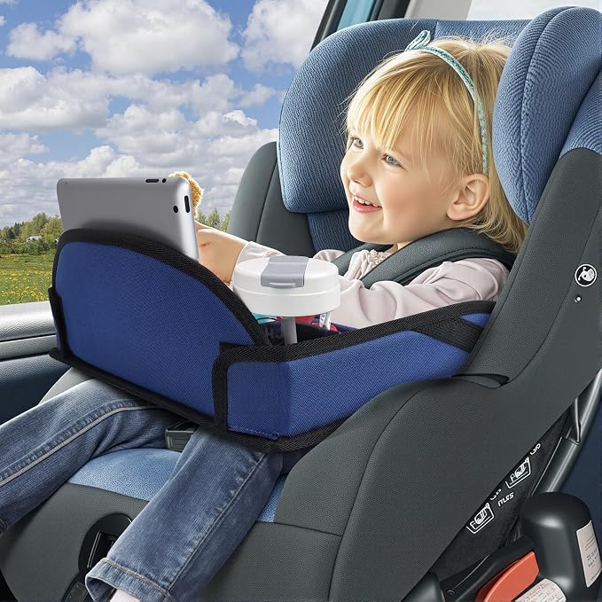 COOLBEBE Kids Travel Tray for Toddler Car Seat, Travel Tray for Airplane - Image 8