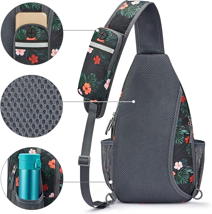 G4Free Sling Bag RFID Blocking Sling Backpack Crossbody Chest Bag Daypack - Image 5