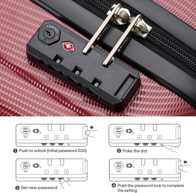 Hanke 29 Inch Luggage Suitcases - Image 7