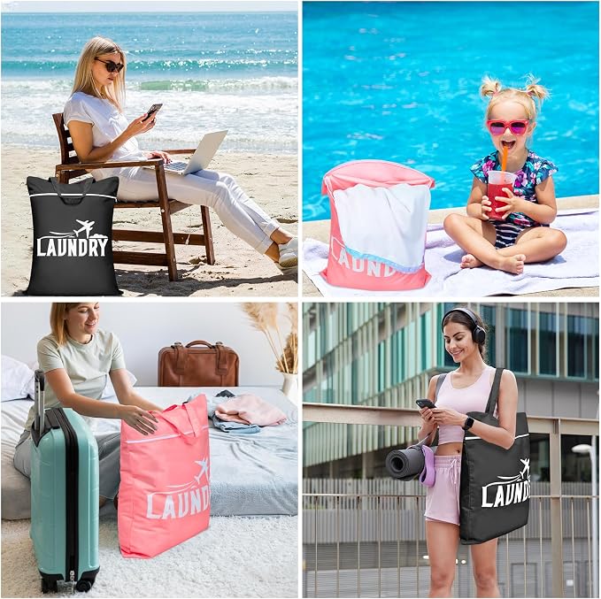 Fiodrimy 2 Pcs Large Travel Laundry Bags - Image 3