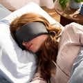 Bearaby Asteroid Grey Sleep Mask 23” x 4” Weighted Eye Mask by Bearaby