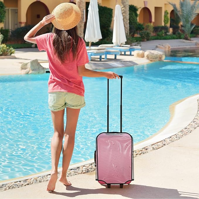 Suitcase Cover for 24" Luggage TSA Approved Clear PVC Thickened Protective - Image 7