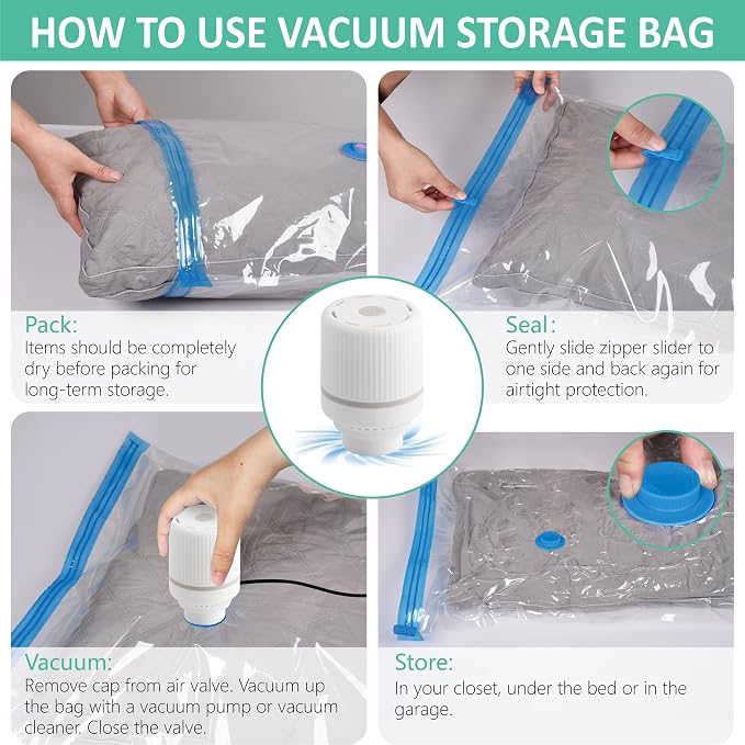 Cozy Essential 20 Pack Vacuum Storage Bags - Image 7