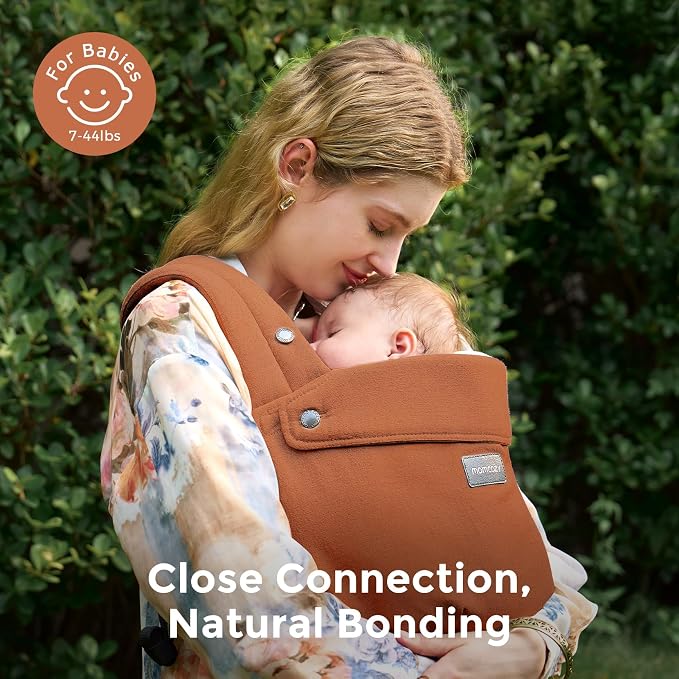 Momcozy Baby Carrier with Natural Cotton Linen, Built to Last, Ergonomic Design - Image 2