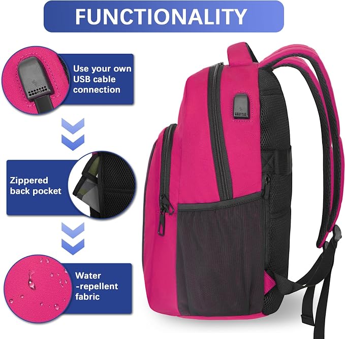 LARIPOP Travel Laptop Backpack, 15.6 Inch Business Laptop backpack - Image 3