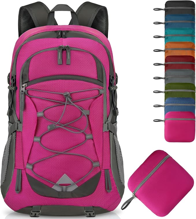 IGOLUMON Hiking Backpack 40L Packable Lightweight Camping Backpack Men Women by IGOLUMON