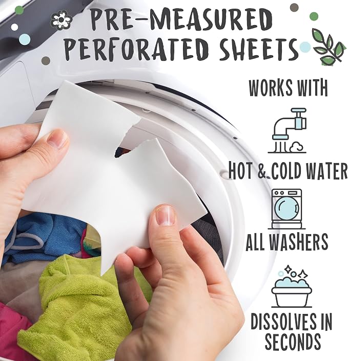 Unscented Laundry Detergent Sheets - Image 4
