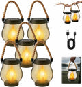 Kaliqo Solar Lantern Outdoor Lights Solar Lantern Waterproof Flickering Flame by Unknown
