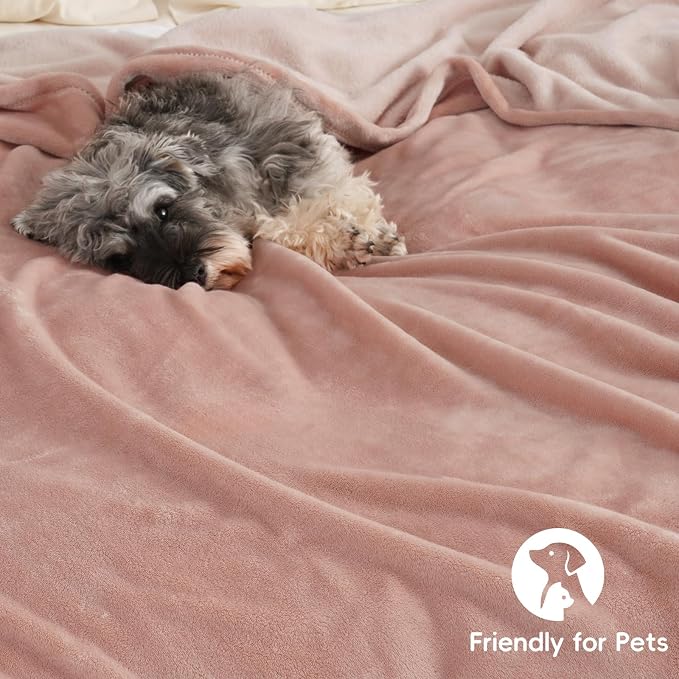 PHF Ultra Soft Fleece Blanket Twin Size, No Shed No Pilling Luxury Plush Cozy - Image 5