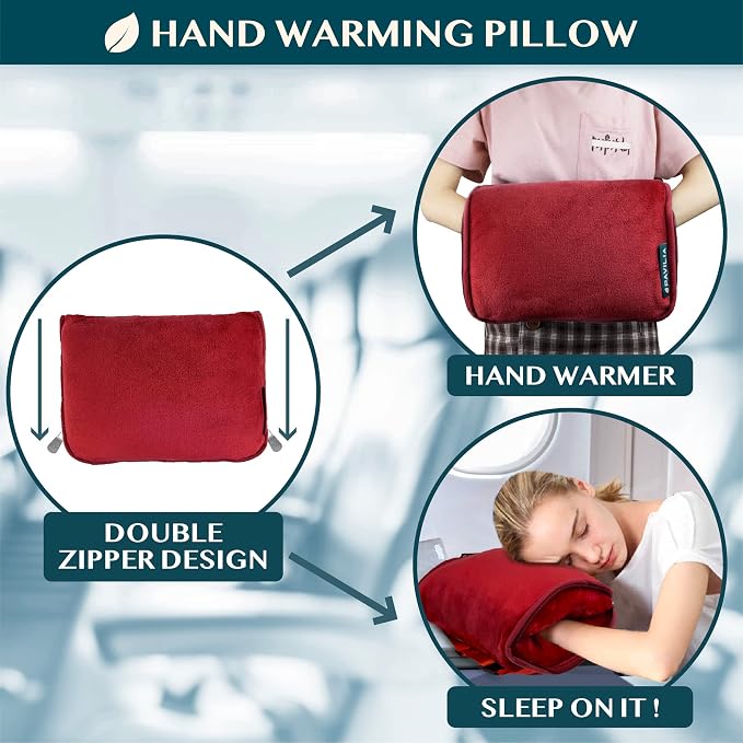 PAVILIA Travel Blanket Pillow, Soft Airplane Blanket 2-in-1 Combo Set, Plane - Image 4