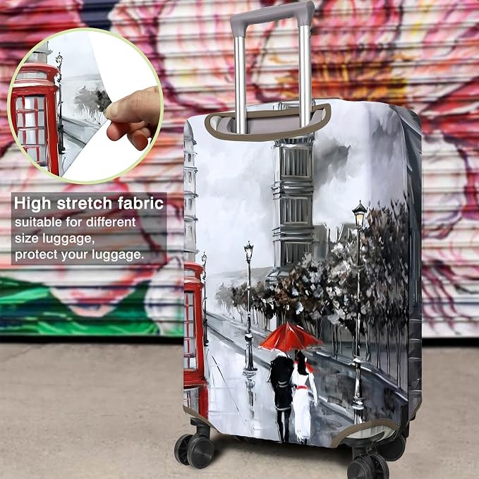 Travel Luggage Cover Suitcase Protector Fits 18-32 Inch Wheel Covers - Image 4