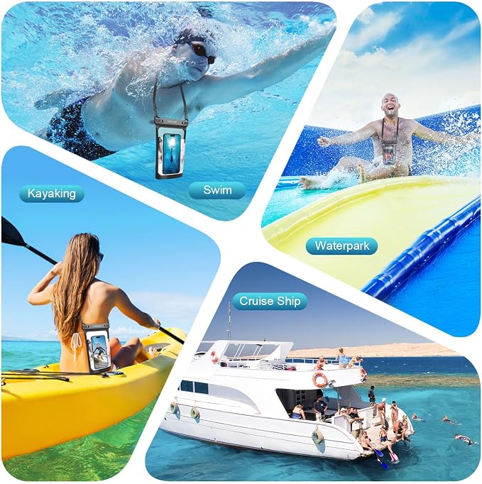 Large Waterproof Phone Pouch, Cell Phone Dry Bag - Image 6