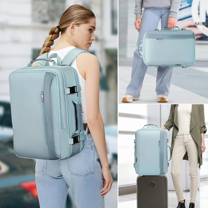 PIJUSHI Travel Backpack for Women Expandable Carry on Luggage Backpack Airline - Image 7