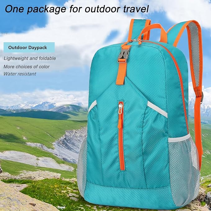 25L Hiking Backpack Foldable Sports Daypack Camping Collapsible Bag Water - Image 8