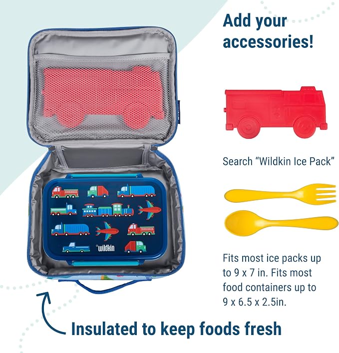 Wildkin Kids Insulated Lunch Box – Durable and Reusable - Image 5