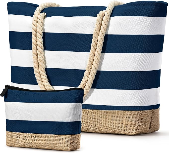 Becokan Beach Bag Initial Beach Tote by BecokanBeachBagSpecialist