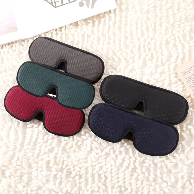 Sleep Mask for Men and Women 3D Contoured Eye Mask Patented Adjustable Light - Image 6