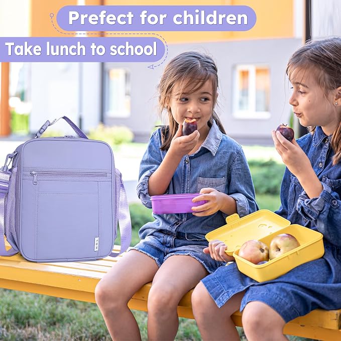 NOL Nylon Waterproof Kids Lunch Bag, Insulated Lunch Bag, Lunch box Cooler - Image 5