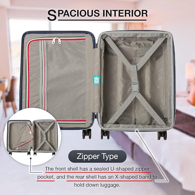 LEGEND WALKER SPATHA Hardside Expandable Luggage, 5109-60-GR - Image 5