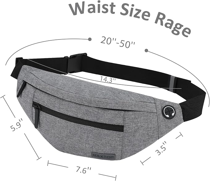 MAXTOP Large Crossbody Fanny Pack - Image 5