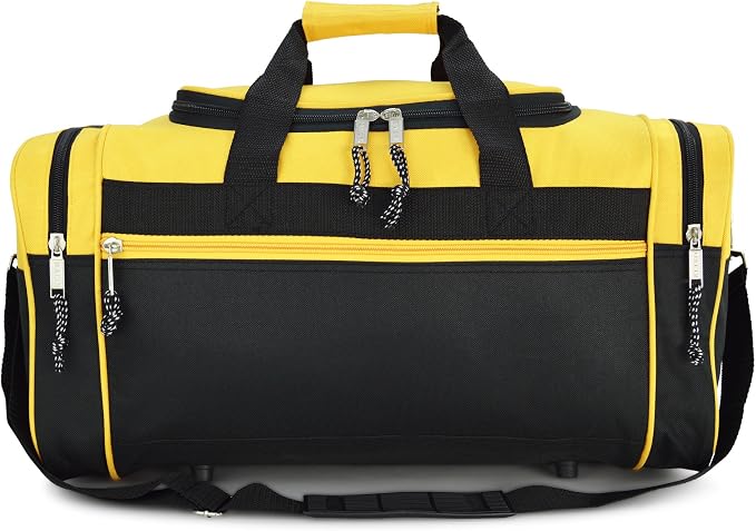 DALIX 21" Blank Sports Duffle Bag Gym Bag Travel Duffel - Image 2