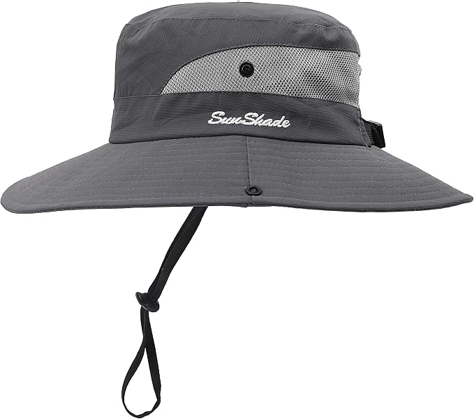Womens Summer Sun Hat Beach Hat Wide Brim Outdoor UV Protection Hat Foldable by AEFSHAN